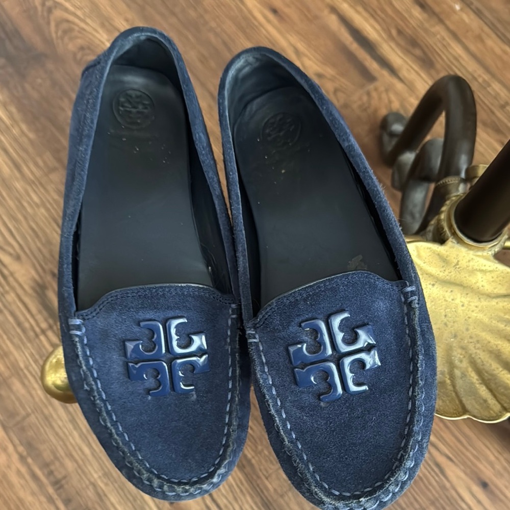 Tory Burch Women's Navy Loafers